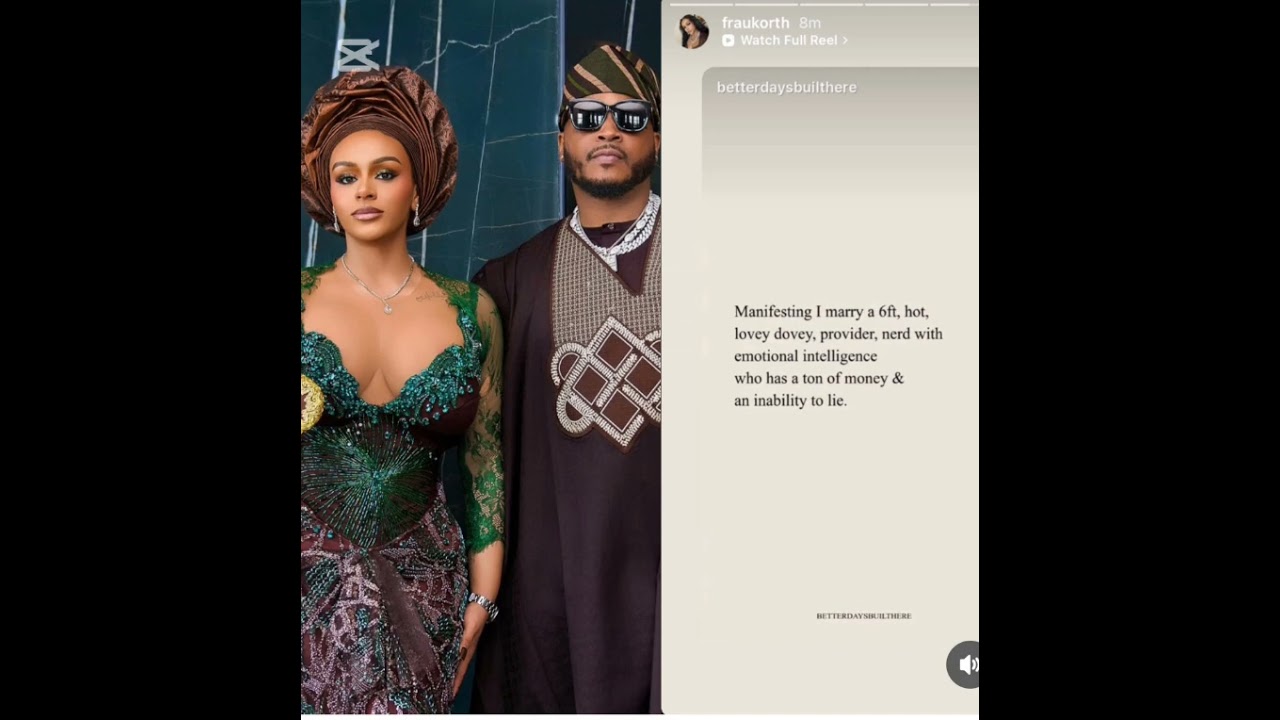 Singer Davido's cousin Sina Rambo’s wife fracought shade him for not being man enough 