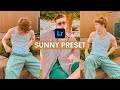 Sunny Preset | Free Mobile Lightroom Presets Free DNG | Ligtroom Preset Tutorials | Tangerine Preset