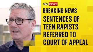 Sentences of teenage rapists who avoided jail referred to Court of Appeal