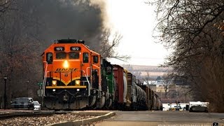 BNSF 1572 North - Former SD45-2 with Other EMDs at Longmont, CO on March 08, 2013