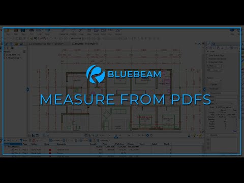 Bluebeam Revu - How to Take Measurements from PDF Plans - YouTube