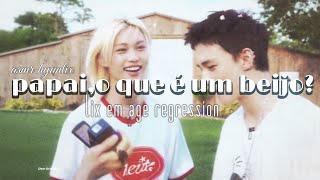 Asmr Hyunlix,Lix Em Age Regression, Papai Oque É Um Beijo