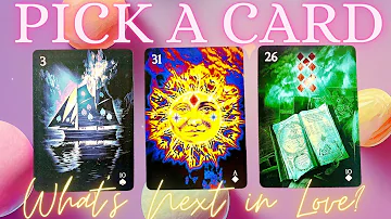 💖SINGLES| WHAT'S NEXT IN LOVE? 🚢 🌞📖💖PICK A CARD💖 LOVE TAROT READING