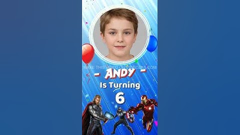 ► Create AVENGERS INVITATION with your Photo | DIGITAL | WHATSAPP