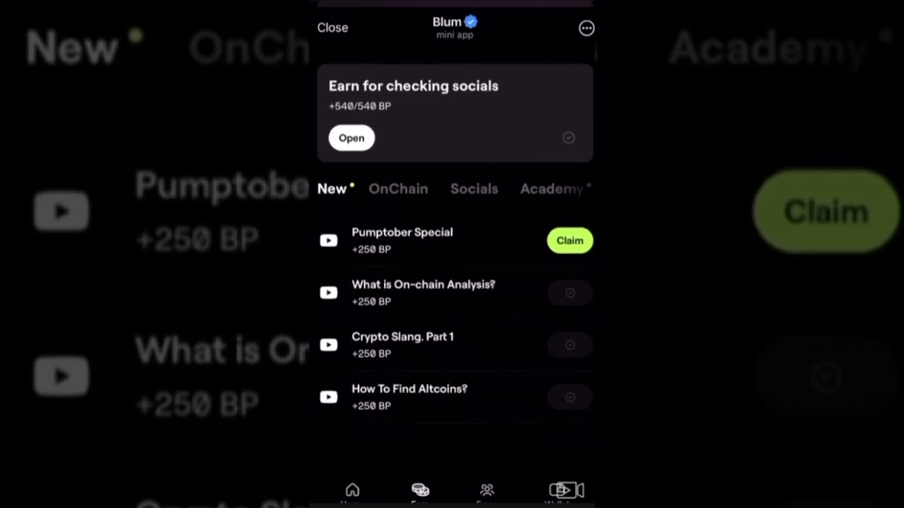 How to Blum verify code  pumptober special otc 28 2024 