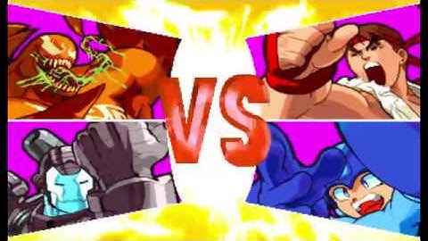 Marvel vs Capcom 1 ( Arcade ) - Red Venom / War Machine Playthrough ( Aug 10, 2018 )