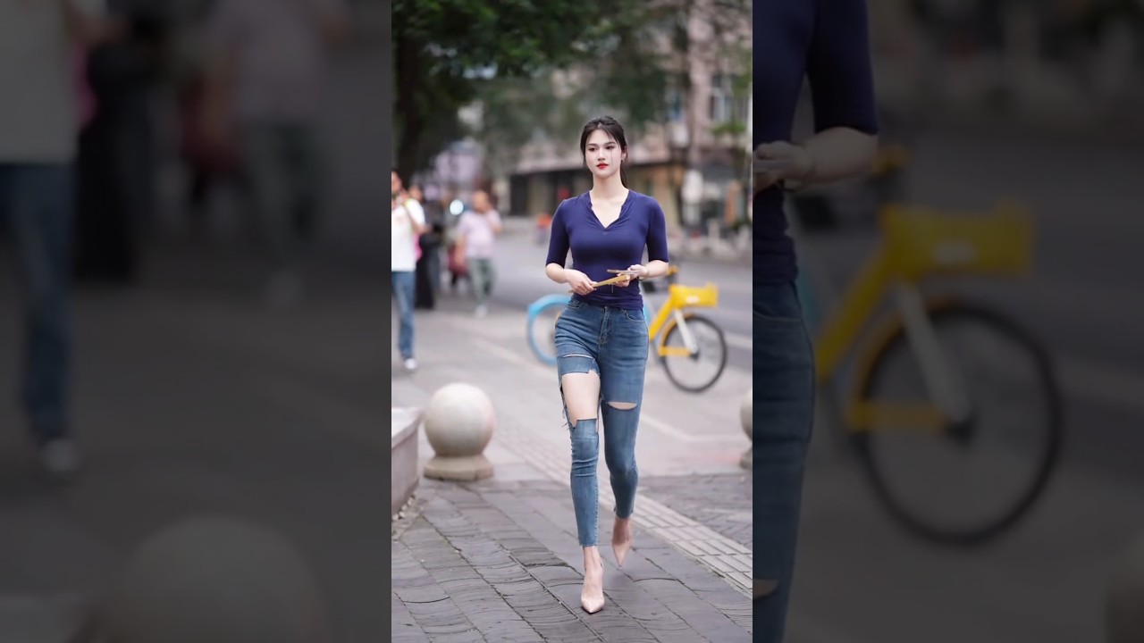 Идеальный повседневный образ для прогулки 💙👖 