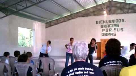 Honduras 2011 church service dance