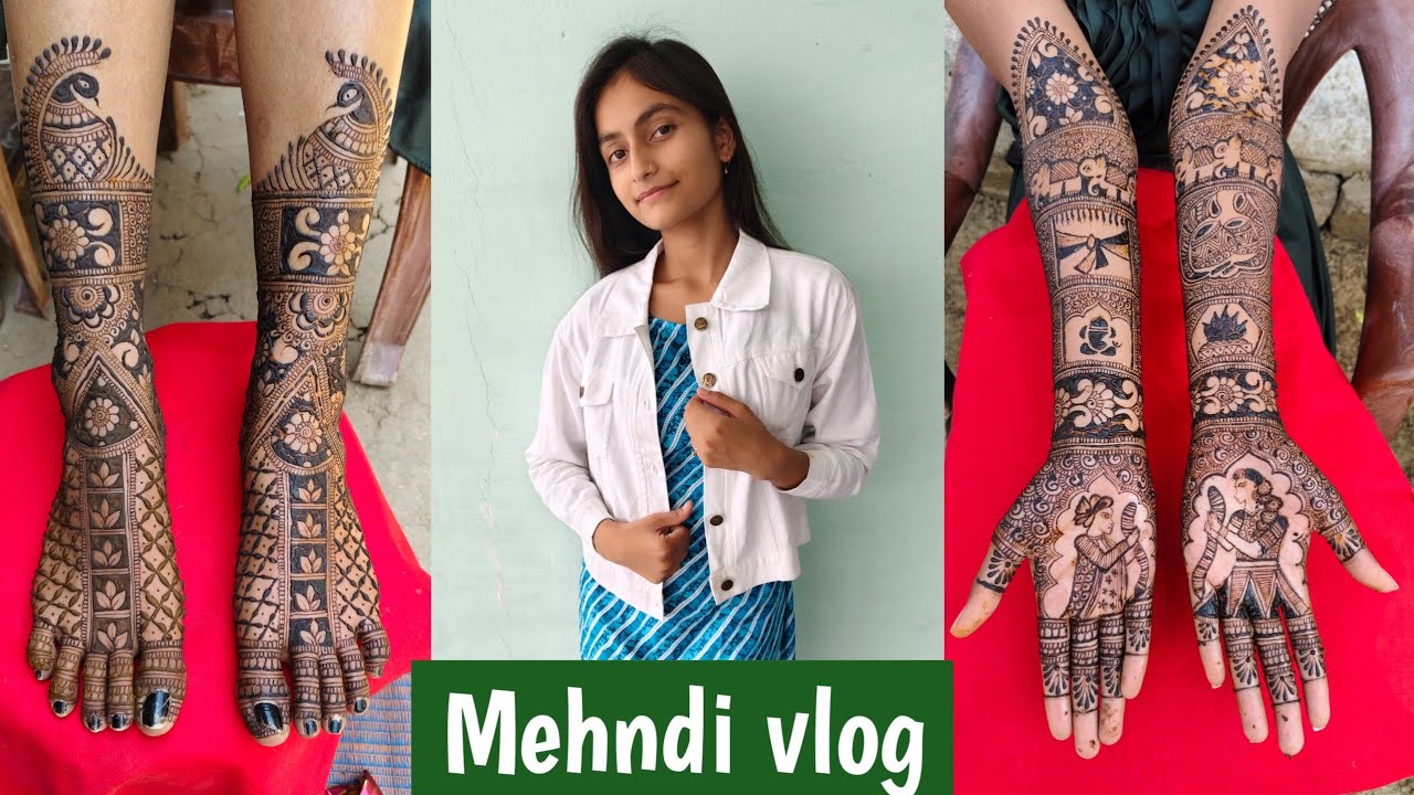 50 किलोमीटर दूर गई मैं मेंहदी लगाने 😊🔥