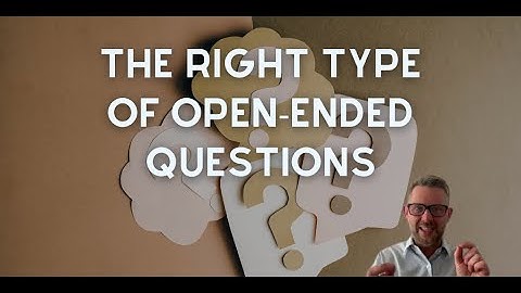 The right type of Open-ended Questions  - with CABL Faculty Jordi Quoidbach