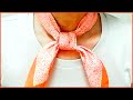 ♥解説付き！【スカーフの巻き方】初心者でも 必ず簡単綺麗に結べる！ How to wear scarves decent and pretty for beginners.