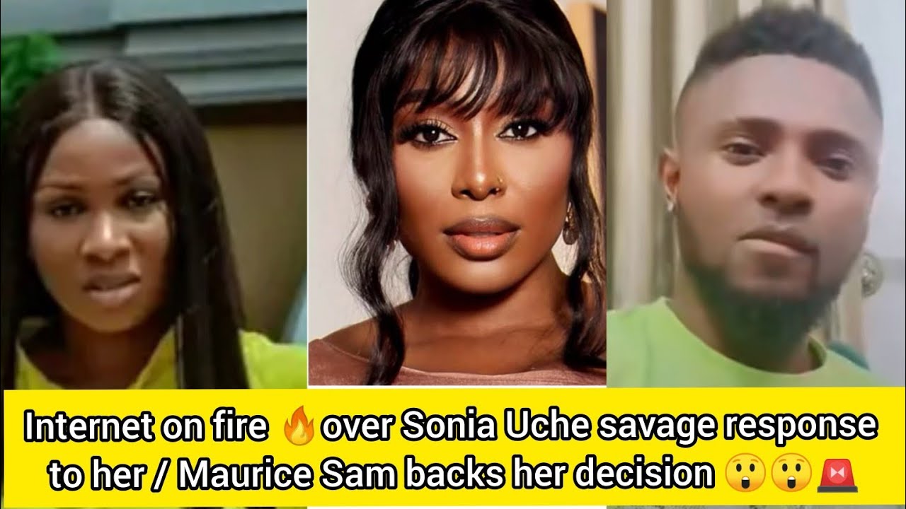 on fire 🔥 over Sonia Uche savage response to her / Maurice Sam