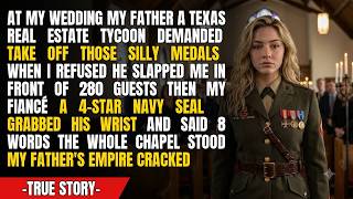 My Rich CEO Father Mocked Me in front of 280 Guests, Until My 4 Star SEAL Fiancé Grabbed His Wrist…