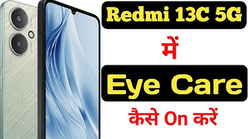 How to enable reading mode in Redmi 13C 5G || Redmi 13C 5G me reading mode kaise enable kare ||