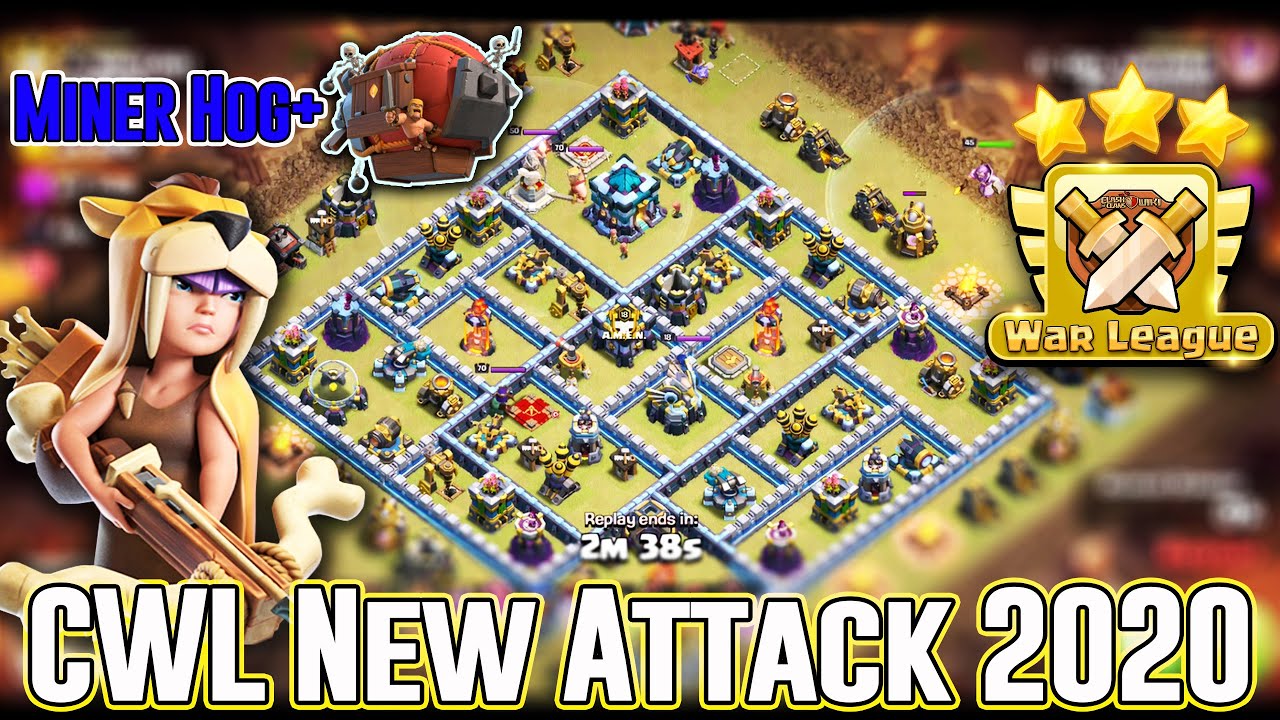 Clan War League New TH13 Attack 2020 - New Grounds Strategy - Rounds 3 ( Clash of Clans )