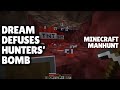 Dream Kills Hunters with Their Own TNT - Minecraft Manhunt