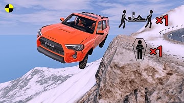 Realistic High-Speed Car Crashes in BeamNG.drive #96 | Ultra Detailed Crash Compilation