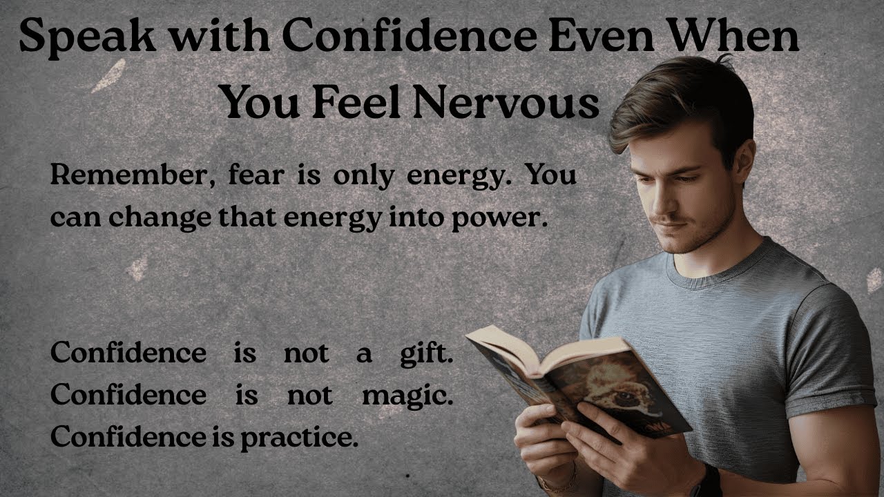 Speak with Confidence Even When You Feel Nervous || English Practice # ...