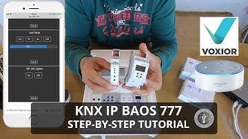 KNX IP Baos 777 - Visualization and Voice Control with Alexa