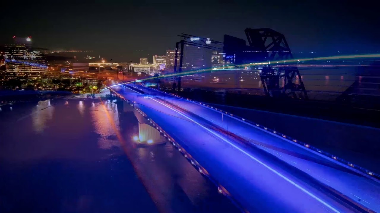 Acosta Bridge LED Lighting, Jacksonville, FL YouTube