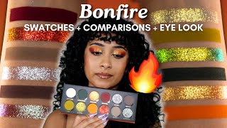 NEW Glaminatrix Bonfire Palette | Swatches, comparisons, eye look, detailed thoughts