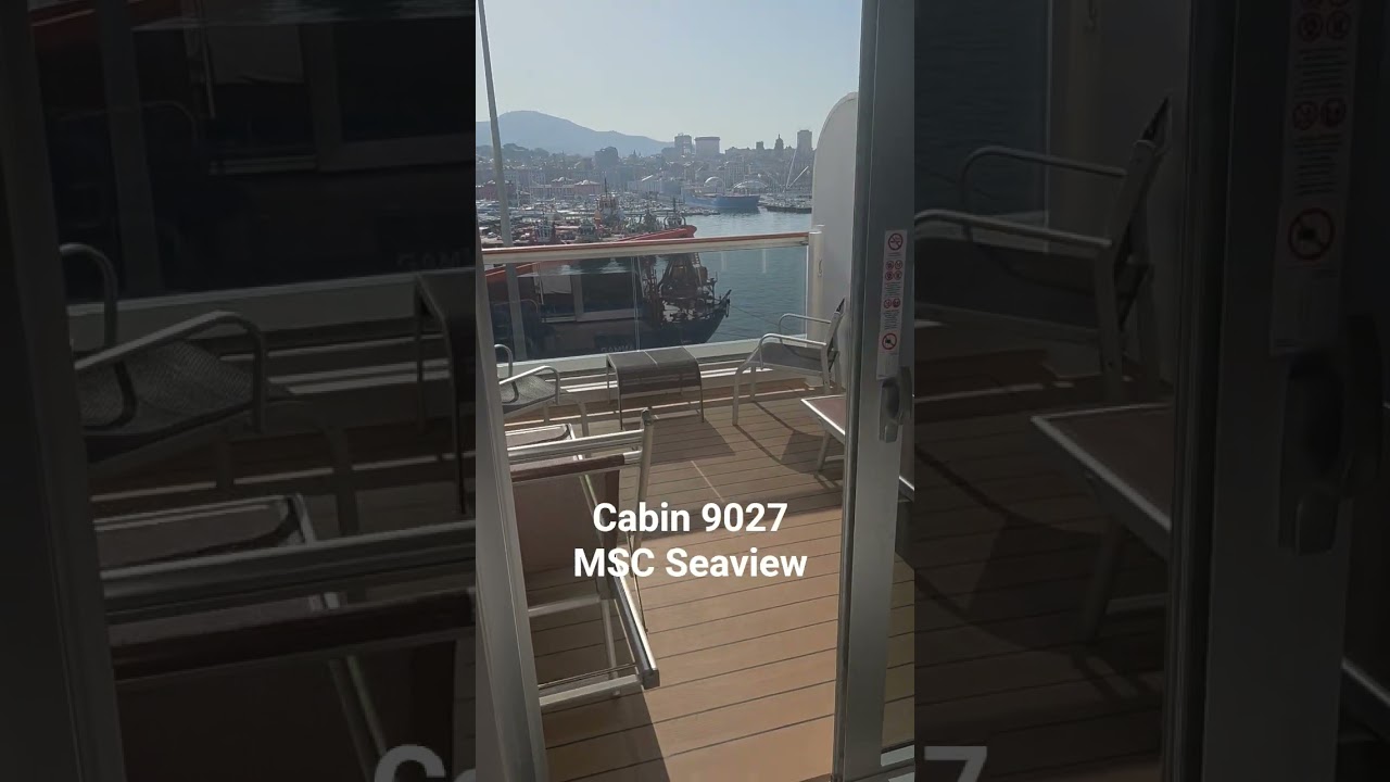 MSC Seaview Balcony Cabin Tour 🚢 Cabin 9027 | Is This the Perfect Cruise Room?