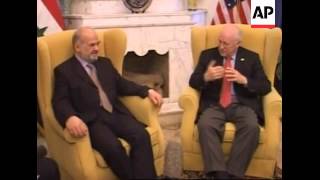 WRAP Cheney in surprise visit meets US troops, us ambo, generals