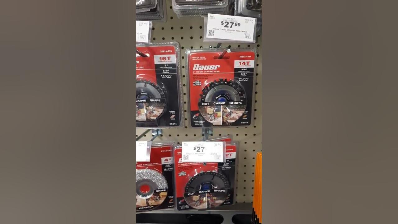 HARBOR FREIGHT CUT OFF WHEEL THAT IS A CHAINSAW! MY GOD THIS LOOKS DANGEROUS. YouTube