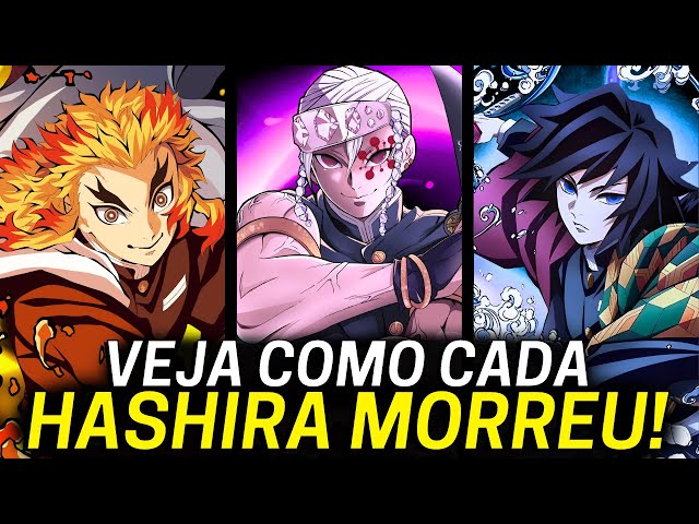 Tudo sobre os Hashira de Demon Slayer