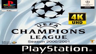 UEFA Champions League 2000/2001 4k PS1