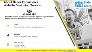 Ecommerce Website Designing Service Proposal PowerPoint Presentation Slides