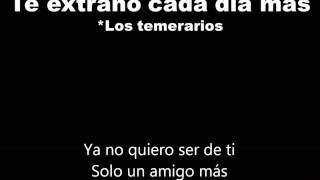 Te extraño cada dia mas No dejo de pensar en ti Mi amor
