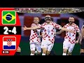 ملخص مباراة البرازيل و كرواتيا 2 4 اليوم ركلات الترجيح كاملة اهداف البرازيل و كرواتيا اليوم 