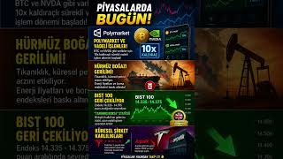 Piyasalarda Bugün Büyük Fırsat mı, Büyük Risk mi #borsa #kripto #bitcoin #bist100 #ekonomi #finans