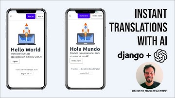 Building a tool to translate an app into any language with Django, OpenAI, and SaaS Pegasus