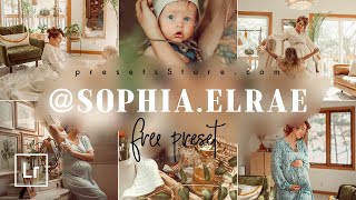 Sophia Elrae Inspired Professional Presets Lightroom Tutorial Dng Light Airy Preset