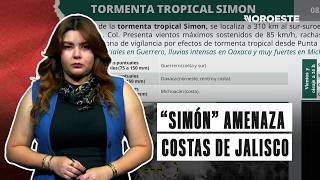 Huracán “Simón” podría impactar en Jalisco este domingo como categoría 4