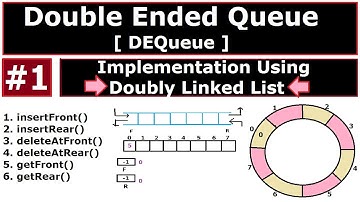 Double Ended Queue [ DEQueue ] |  introduction and implementation using Doubly Linked List | part 1