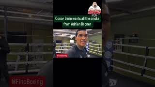 Conor Benn States he would knock Adrien Broner out