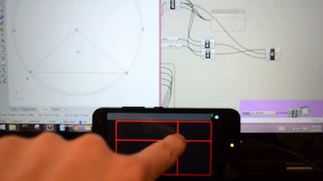Controlling XY Position in Grasshopper with TouchOSC