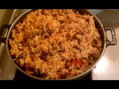 Arroz Con Gandules ~ Yellow Rice with Pigeon Peas