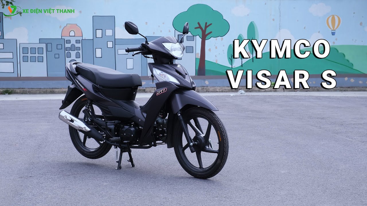 Kymco Visar 50 mẫu xe số giá rẻ và cá tính phù hợp cho học sinh