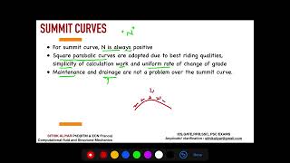 Transportation Engineering 13| Geometric Design Summit Curve| CE | GATE Crash Course