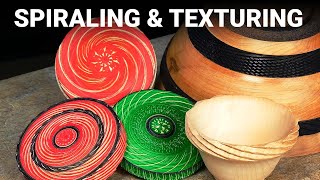 Spiraling & Texturing - Woodturning How-To