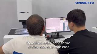 UNIMETRO Full Automatic Vision Measurement Machine for CNC Precision Parts