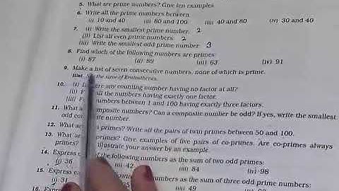 Class VI Maths Video 2