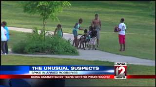 Spike in armed robberies by teens with no prior record