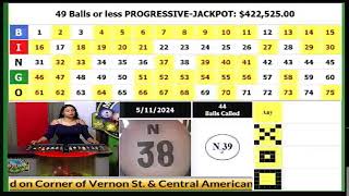 Mega Bingo Draw 05-11-2024Jackpot Is 42252500 Ads Are Muted To Avoid Copyright Infringement