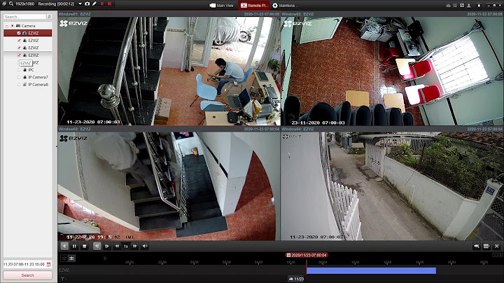 Hướng dẫn xem lại camera trên máy tính
