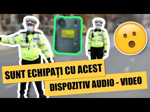 EXCLUSIV - Cum arată BODY CAM-urile Poliției Rutiere ?!